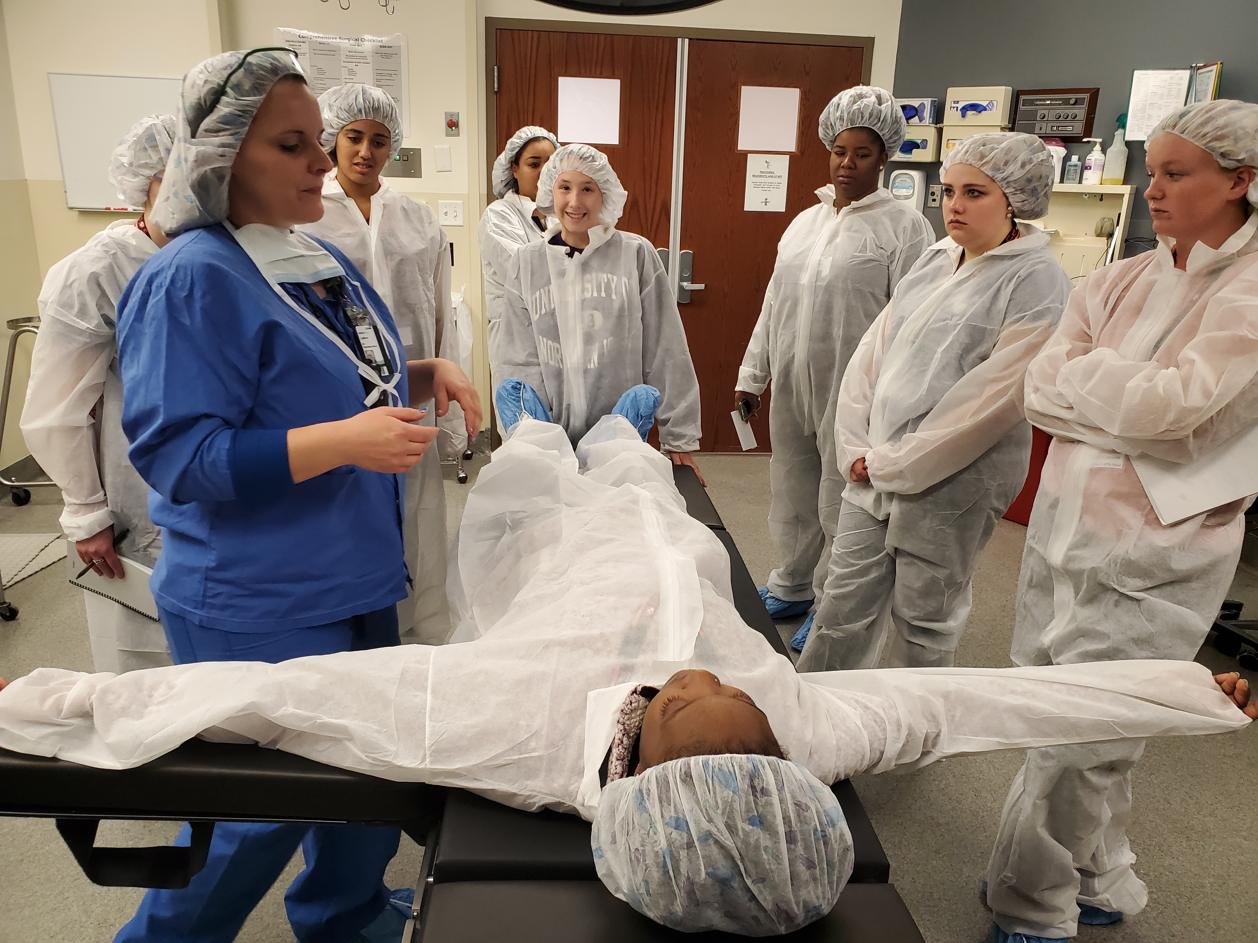STEM BEST Program students explore opportunities available in the local healthcare industry.