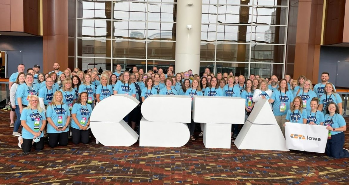 117 Iowans attended the 2022 CSTA Annual Conference in Chicago.