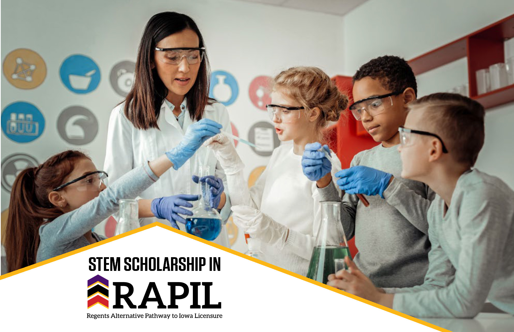 Scholarships for the RAPIL Program are now available through the STEM Council for professionals interested in teaching STEM.