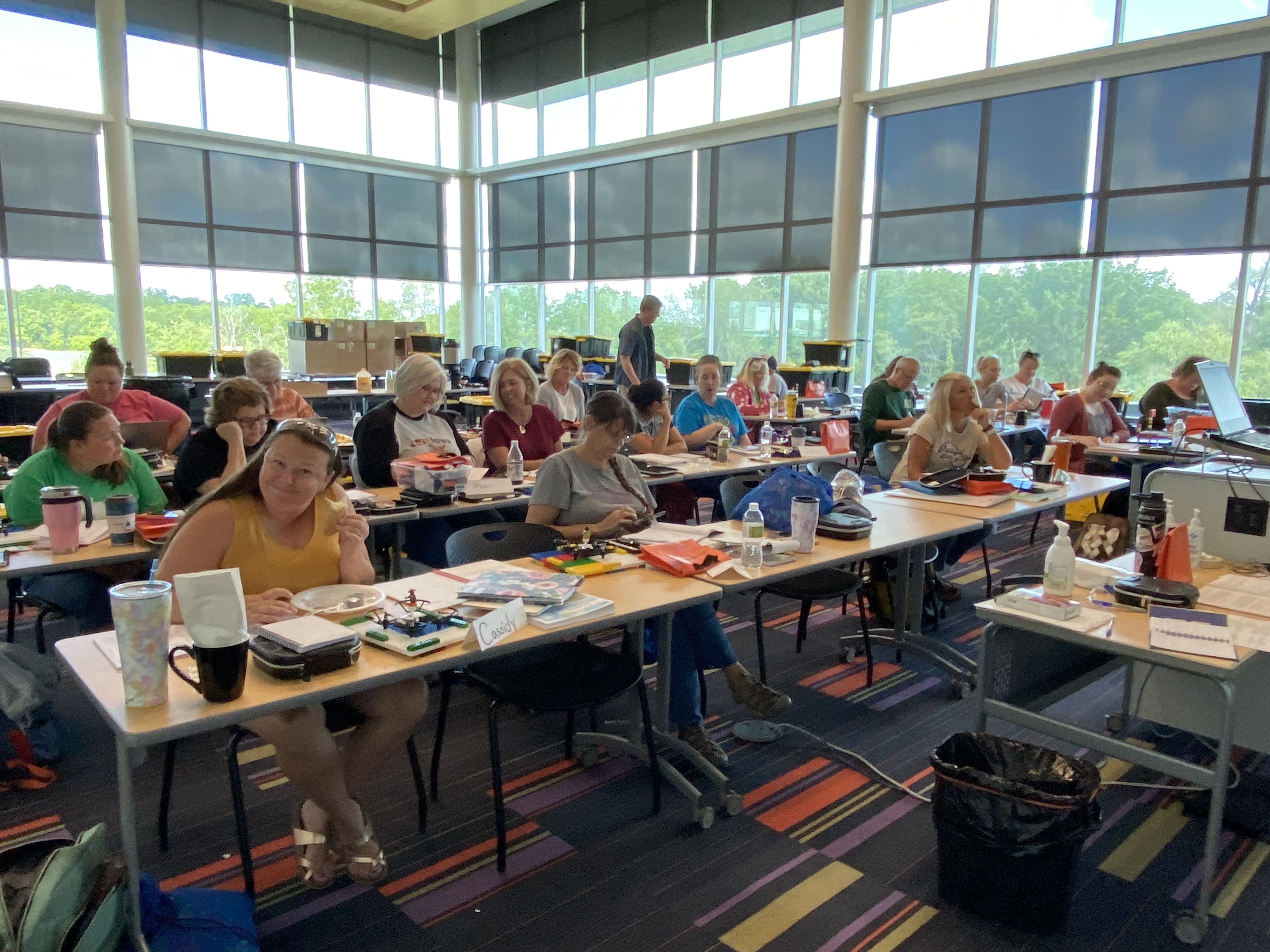 Educators took part in training for the 2022-2023 STEM Scale-Up Program Ready, Set, Drone. Scale-Up training for the coming academic is set to begin in July.