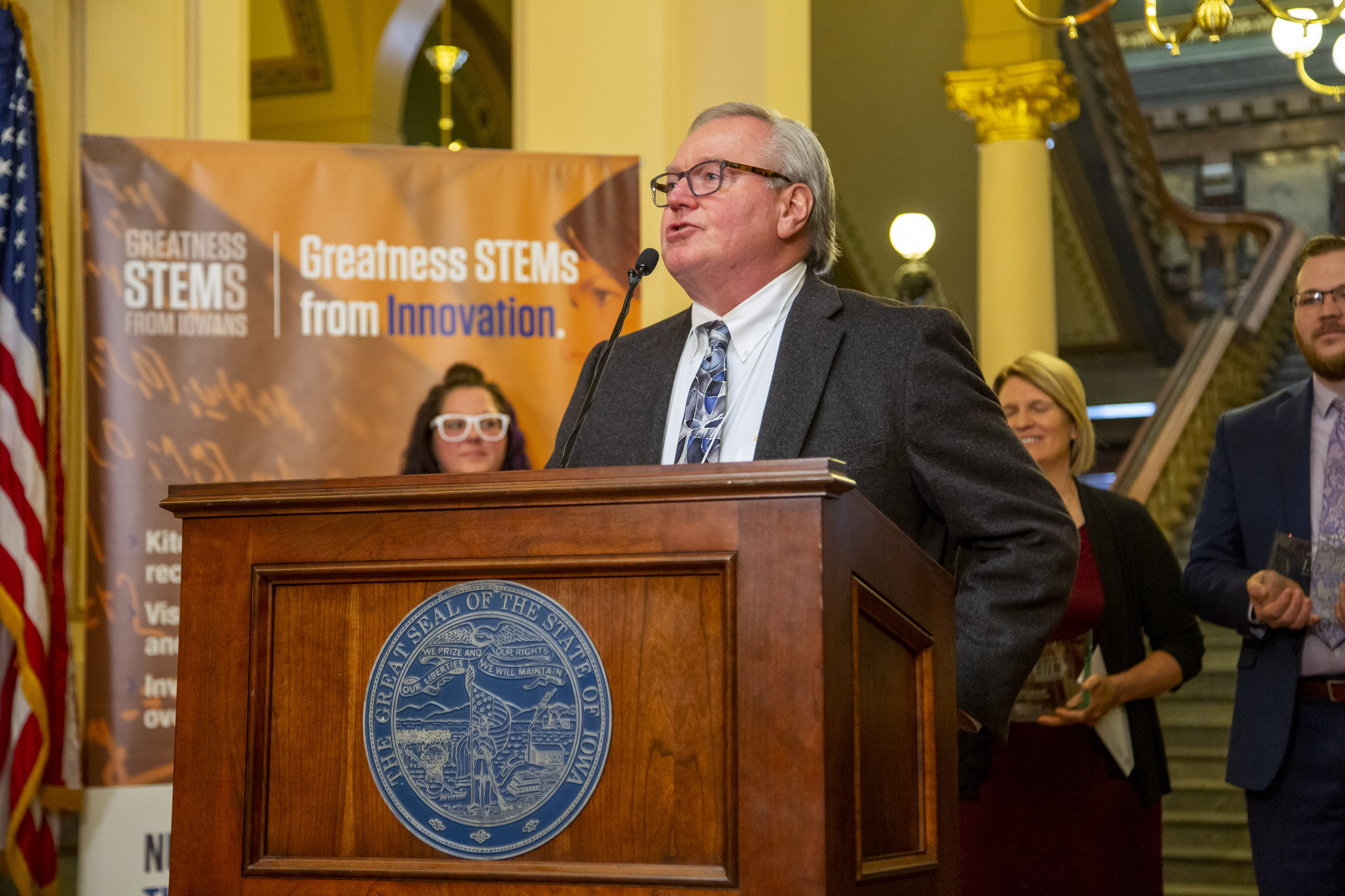 Roger Hargens’ passion for STEM helped solidify bipartisan legislative support ﻿at STEM Day at the Capitol.