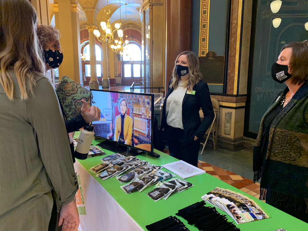 STEM Council team members were in the Capitol Rotunda sharing STEM’s return on investment as part of STEM Day at the Capitol.