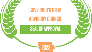 Apple Learning Coach and Iowa Afterschool Alliance (IAA) STEM AmeriCorps recently earned the STEM Council’s Seal of Approval for their contributions to advance STEM education in Iowa.