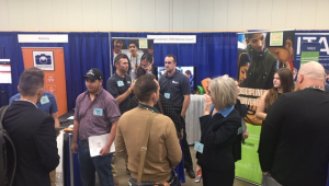STEM BEST® Program model Ankeny Orbis spoke with school board members and administrators at the IASB Convention.