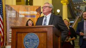 Roger Hargens’ passion for STEM helped solidify bipartisan legislative support ﻿at STEM Day at the Capitol.
