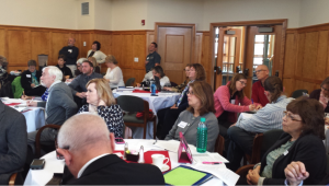 Iowa STEM convened faculty from private colleges, universities and community colleges to envision programs for producing STEM teachers on November 12