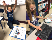 Students from Hawthorne Elementary School in Keokuk who participated in the STEM Scale-Up Program Robot Investigations with Finch Robot reported more confidence with new technology and increased interest in computer science and robotics.
