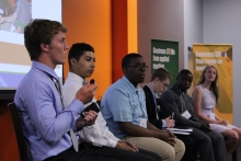 Student panelists discuss STEM effort at the 12th STEM Council
