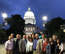 Midwest STEM leaders in downtown Madison, Wisconsin